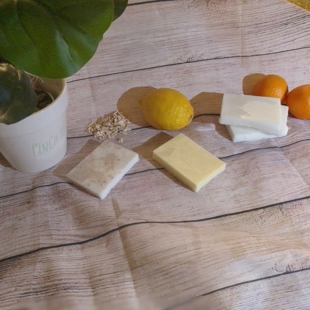Lot of 3 Handmade Goat Milk Soap/You Choose 3 scents. Message me 4 avail options